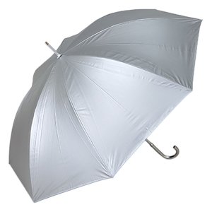 晴雨兼用軽量パラソル 80cm シルバー