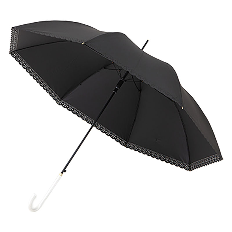 晴雨兼用ヒートカット長傘 58cm ブラック