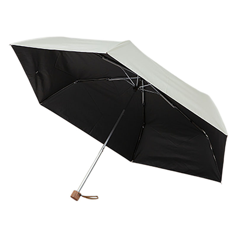 晴雨兼用放射冷却折傘 60cm アイボリー