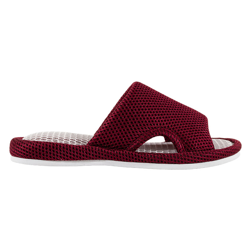 快適メッシュスリッパ M(23-25cm)ワインレッド