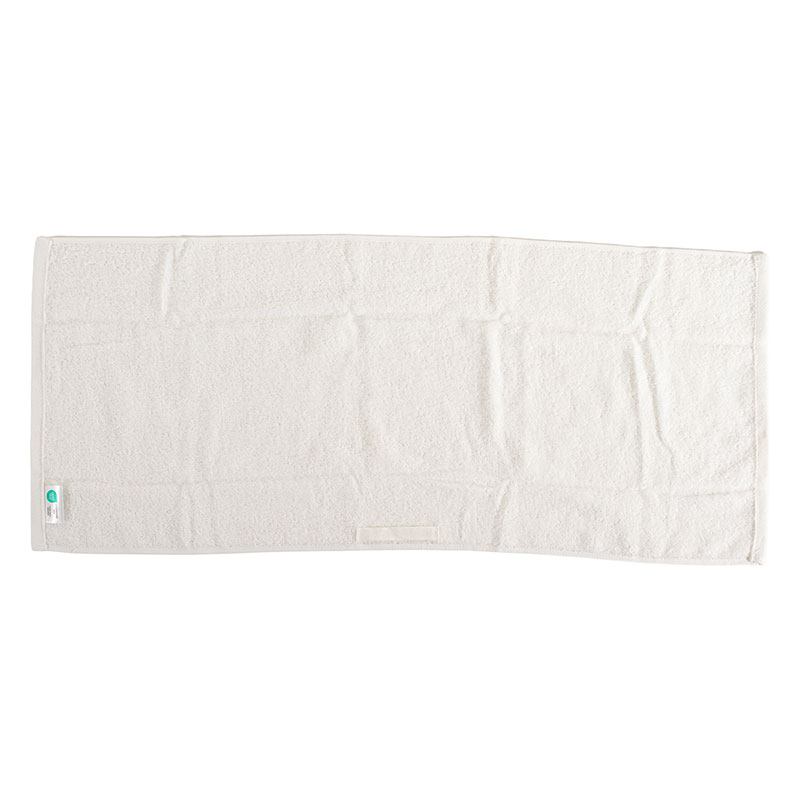 【お取り寄せ商品】しっかり フェイスタオル ループ付き 34×80cm 無地 ホワイト