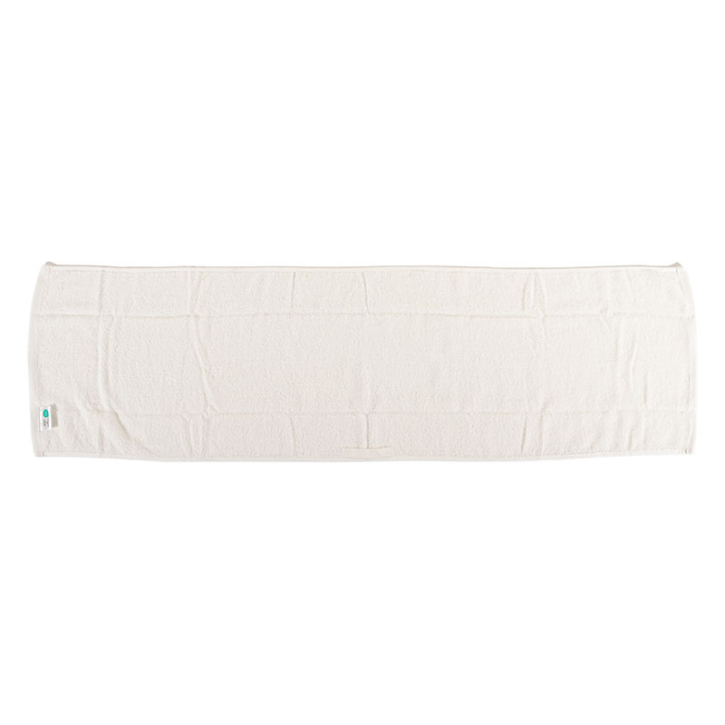 【お取り寄せ商品】しっかり スリムバスタオル ループ付き 34×120cm 無地 ホワイト