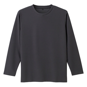 メンズ 長袖 リラクシングＴシャツ チャコール