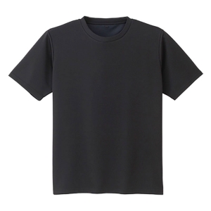 メンズ 半袖 リラクシングＴシャツ ブラック