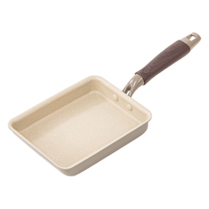 キズに強い、高い耐久性！ダイヤモンド＋マーブルコーティング 玉子焼 13×18cm ガス火・IH対応 IHEP1318-DM200