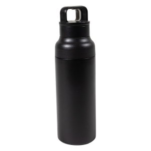 大きな氷も入る ステンレス マグボトル ワンプッシュタイプ 480ml ブラック 保温・保冷 MX-HWMB480BK