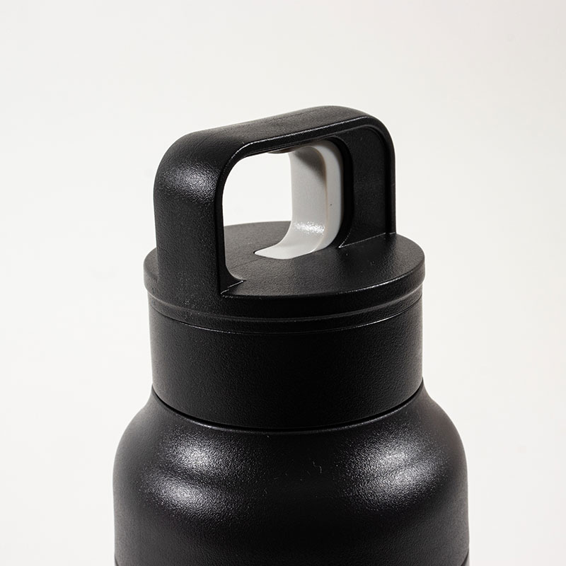 大きな氷も入る ステンレス マグボトル ワンプッシュタイプ 480ml ブラック 保温・保冷 MX-HWMB480BK