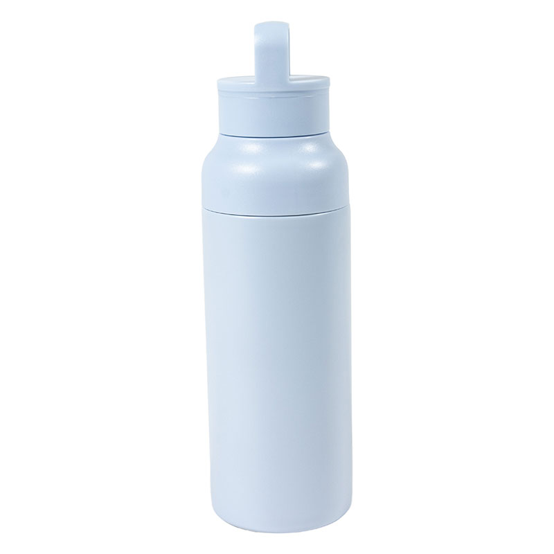 大きな氷も入る ステンレス マグボトル ワンプッシュタイプ 480ml ブルー 保温・保冷 MX-HWMB480BL