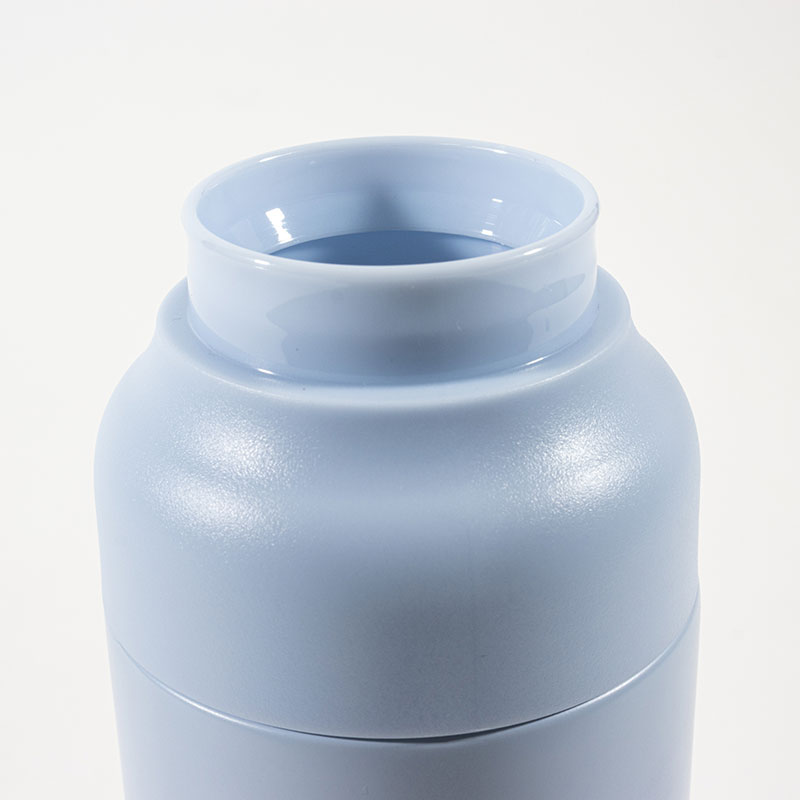 大きな氷も入る ステンレス マグボトル ワンプッシュタイプ 480ml ブルー 保温・保冷 MX-HWMB480BL