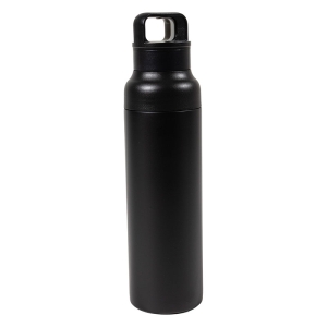 大きな氷も入る ステンレス マグボトル ワンプッシュタイプ 600ml ブラック 保温・保冷 MX-HWMB600BK