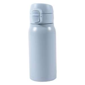 パッキンを失くさない ステンレスマグボトル ワンタッチタイプ 350ml ブルー 保温・保冷 MX-WMBS350BL