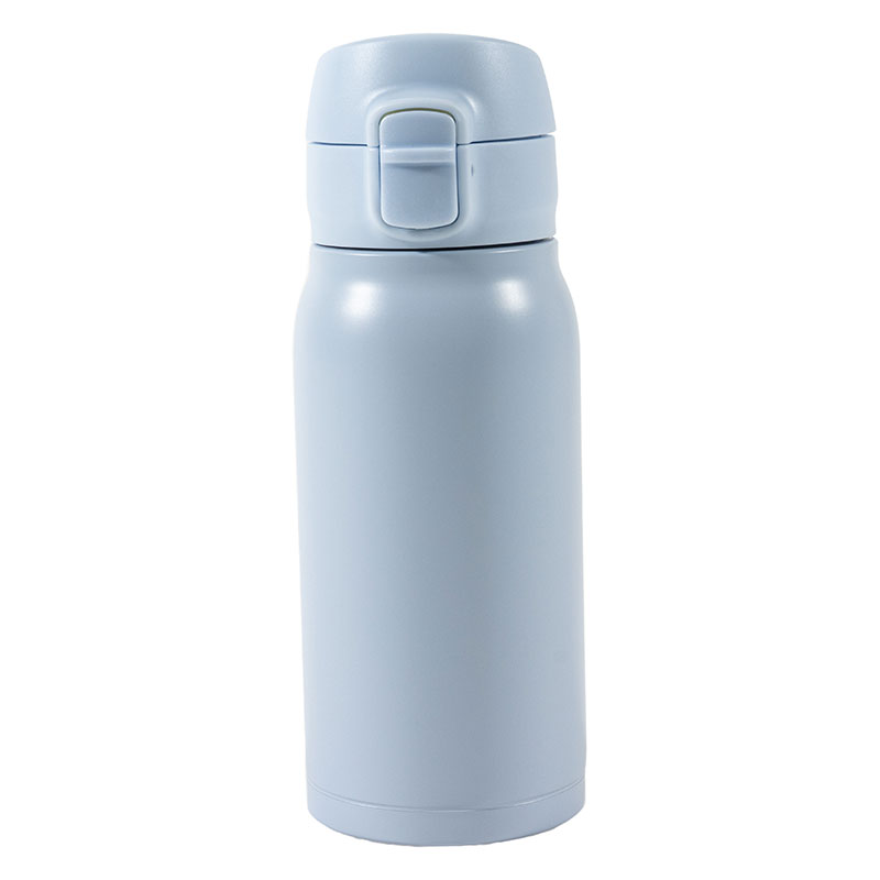 パッキンを失くさない ステンレスマグボトル ワンタッチタイプ 350ml ブルー 保温・保冷 MX-WMBS350BL