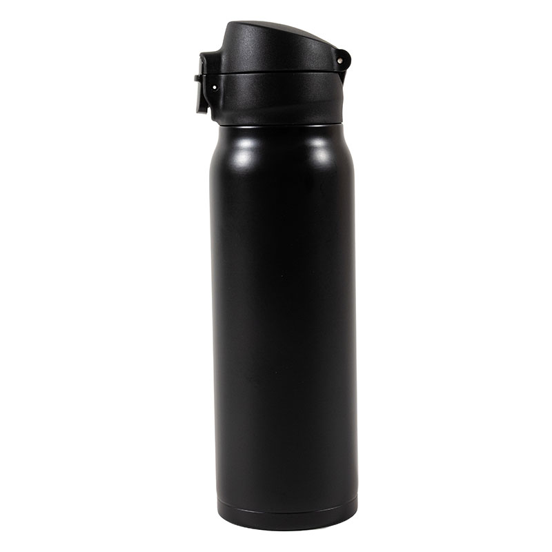 パッキンを失くさない ステンレスマグボトル ワンタッチタイプ 500ml ブラック 保温・保冷 MX-WMBS500BK