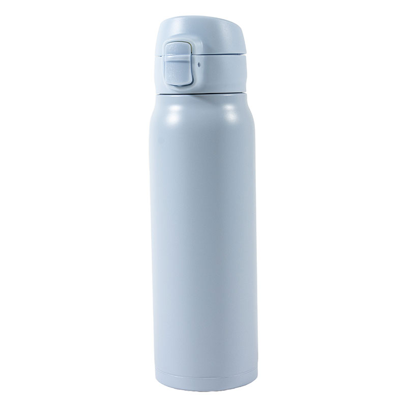 パッキンを失くさない ステンレスマグボトル ワンタッチタイプ 500ml ブルー 保温・保冷 MX-WMBS500BL