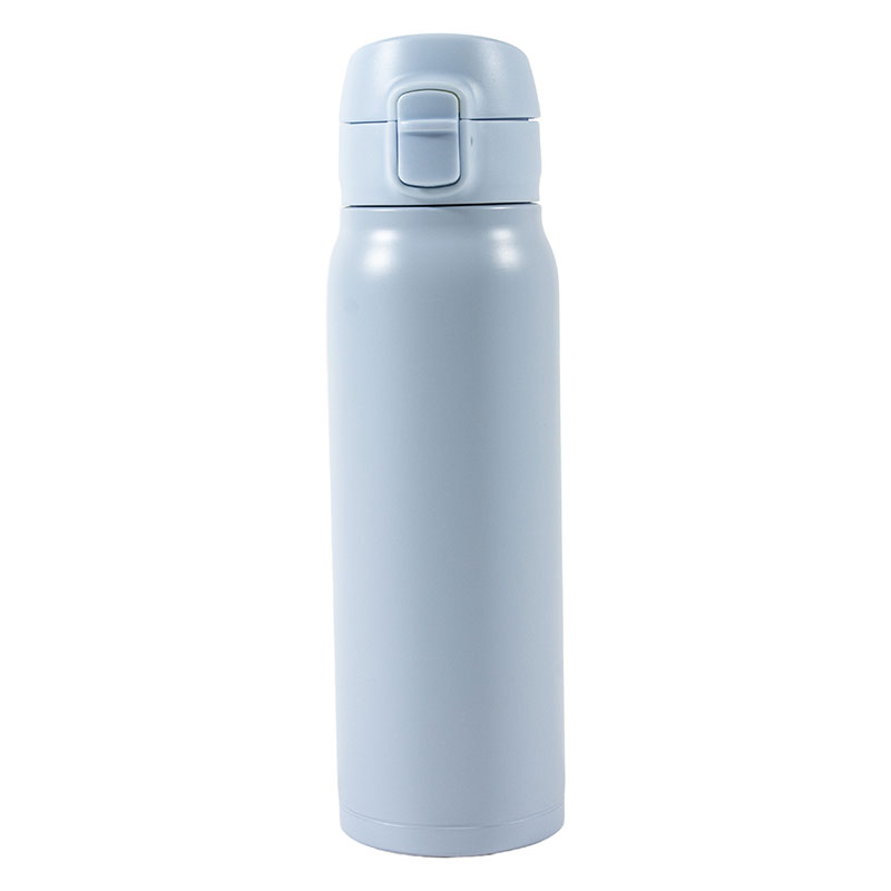 パッキンを失くさない ステンレスマグボトル ワンタッチタイプ 500ml ブルー 保温・保冷 MX-WMBS500BL