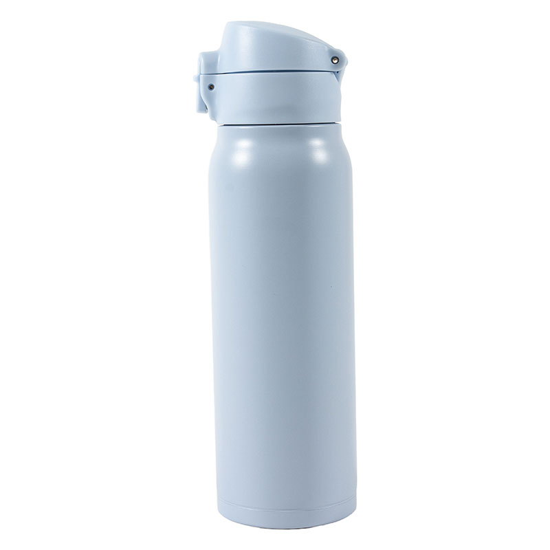 パッキンを失くさない ステンレスマグボトル ワンタッチタイプ 500ml ブルー 保温・保冷 MX-WMBS500BL
