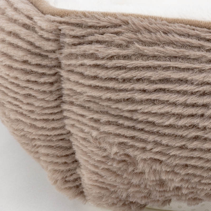 スクエアベッド L 65×55×14cm モカ