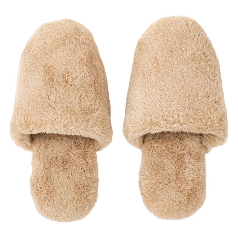 ラビットボア スリッパ フリー(24～26cm)  ベージュ