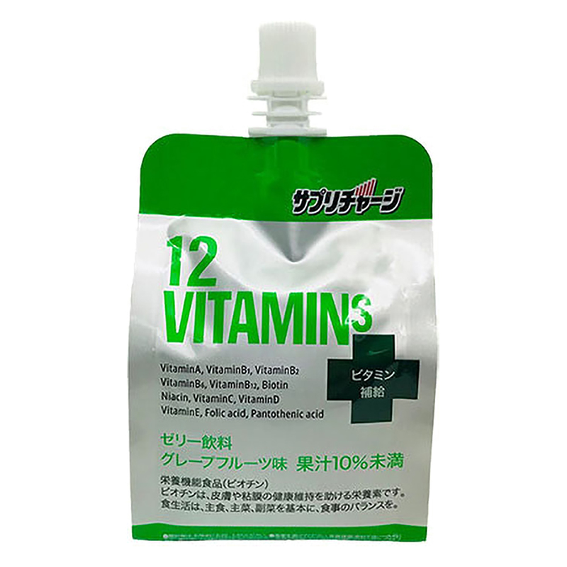 サプリチャージ 12ビタミン 180g
