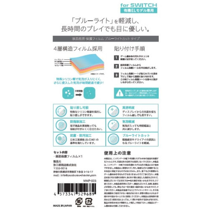 NSWEL用スタンダード液晶保護フィルムBLカット