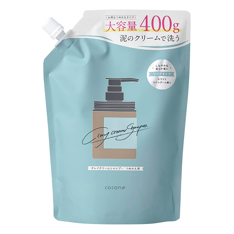 ココネ クレイクリームシャンプー リペア 詰替用 400g