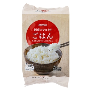 国産コシヒカリごはん 540g(180g×3個)
