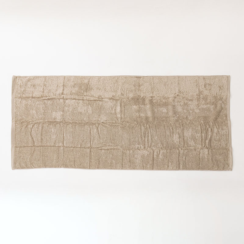 ふんわりバスタオル 60×120cm ベージュ