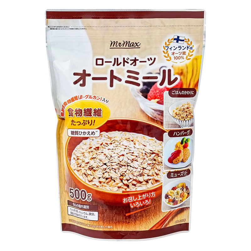 ロールドオーツ オートミール 500g