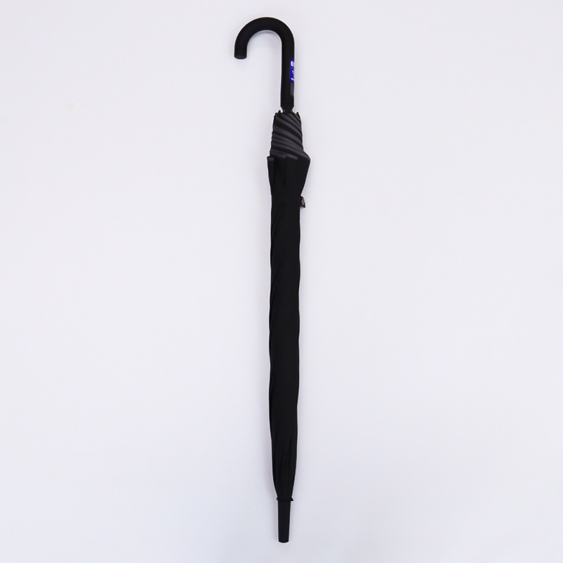耐風パイピング長傘 65cm ブラック