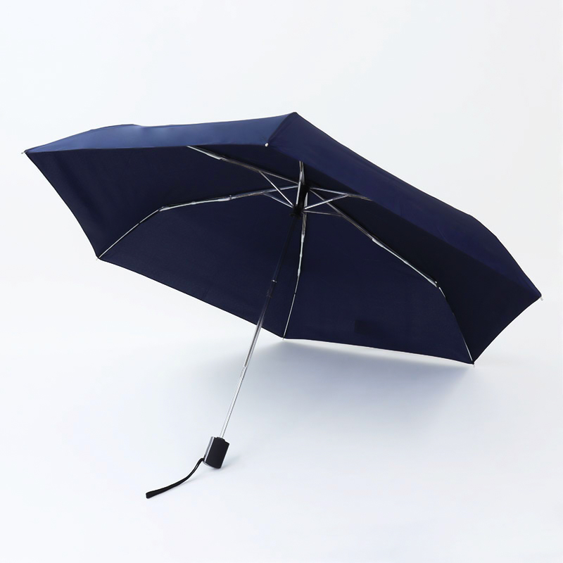 自動開閉 フラット折たたみ傘 55cm