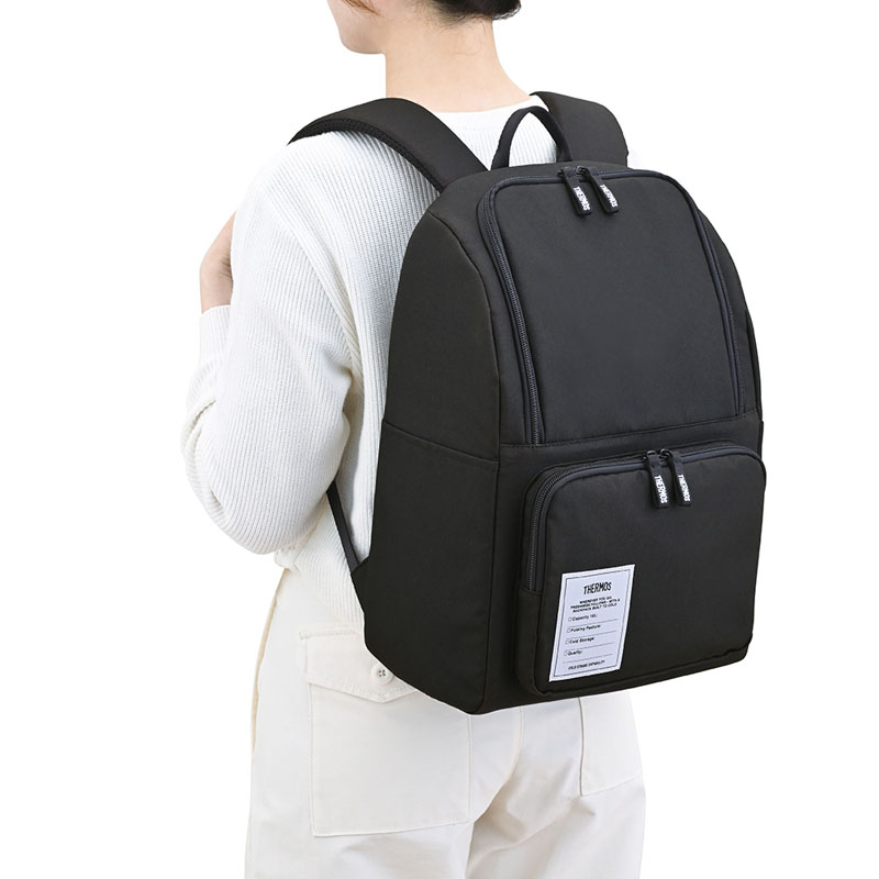 保冷バックパック 16L オールブラック