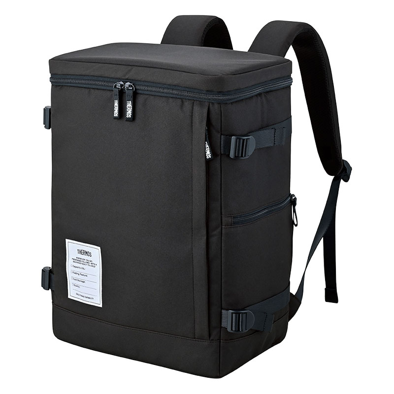 保冷バックパック 25L オールブラック