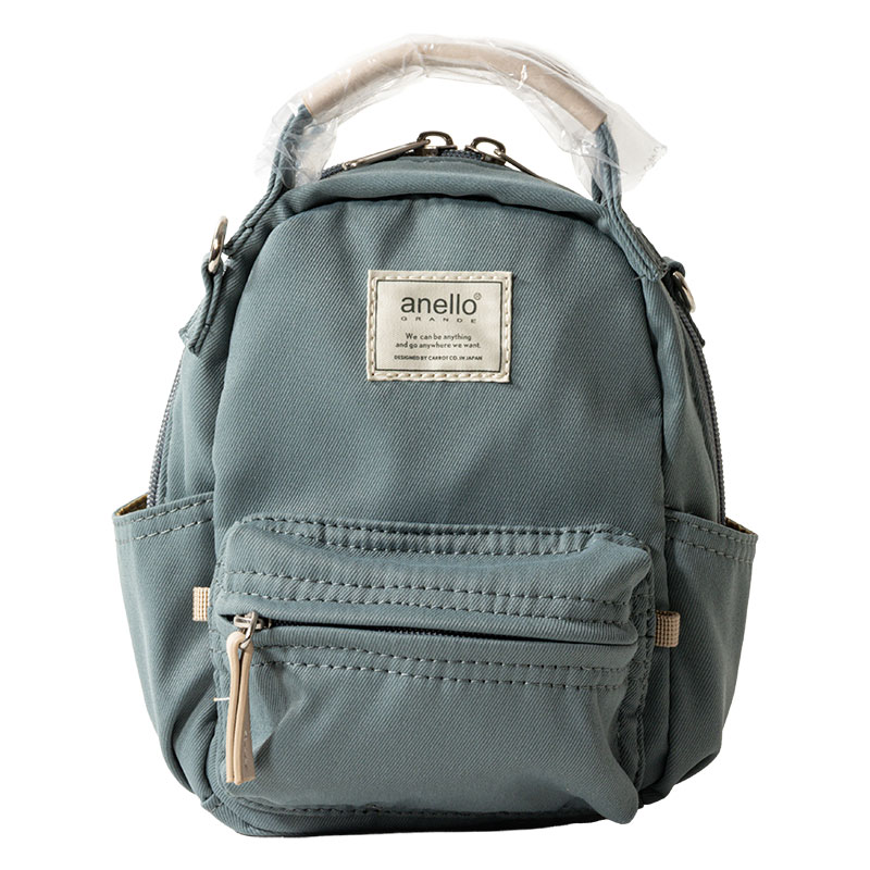 anello 2WAYナノショルダーバッグ motte ブルーグレー