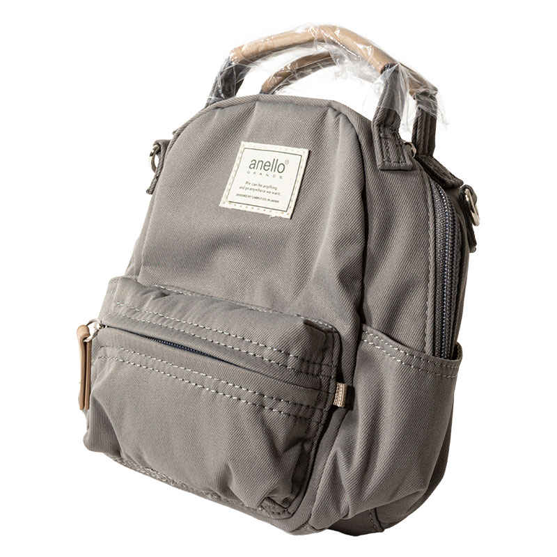 anello 2WAYナノショルダーバッグ motte グレー