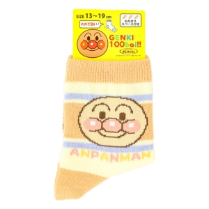 キッズ アンパンマン クルー丈ソックス
