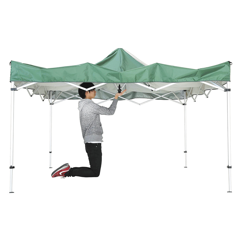 らくらく軽量アウトドアタープ 180cm グリーン×ベージュ
