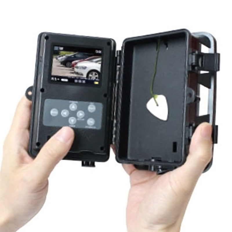不可視赤外線搭載 屋外設置対応トレイルカメラ ラディアント2K ブラック TL-8000DTK