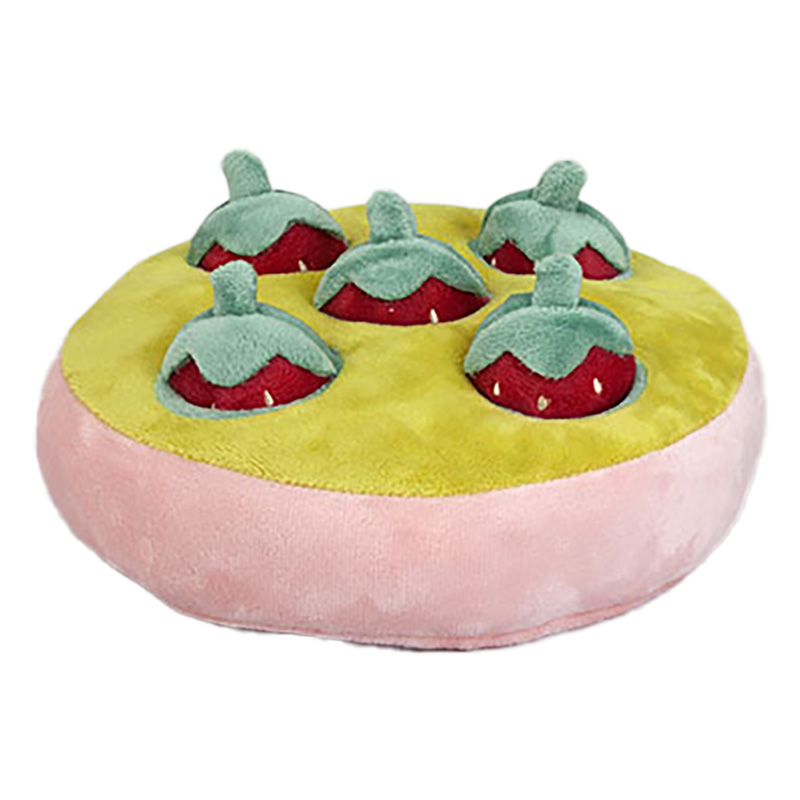 ノーズワーククッション いちご畑