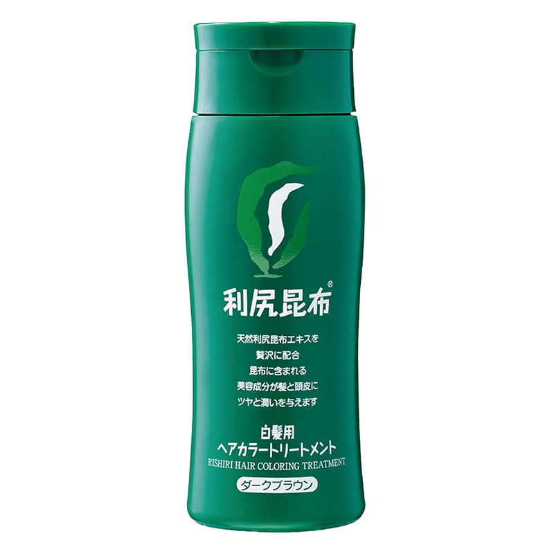利尻ヘアカラートリートメント 白髪用 ダークブラウン 200g