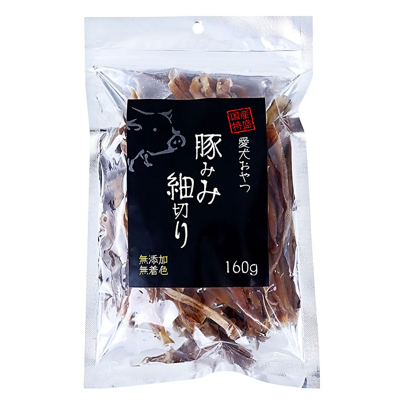 愛犬おやつ 豚みみ細切り 160g