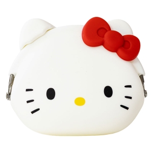 mini POCHI シリコンがまぐち ハローキティ ホワイト