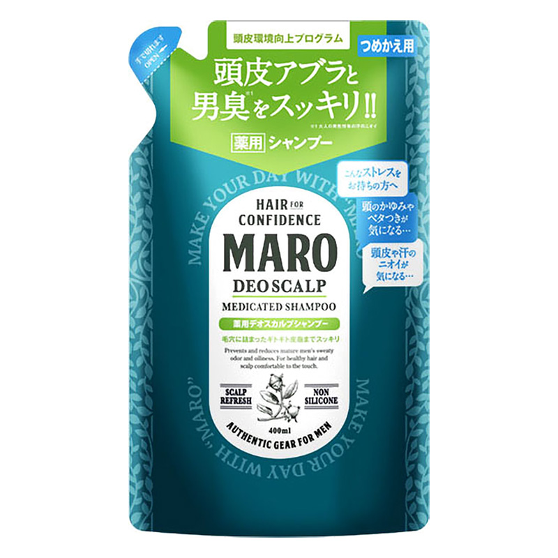 MARO 薬用デオ スカルプシャンプー替 400ml