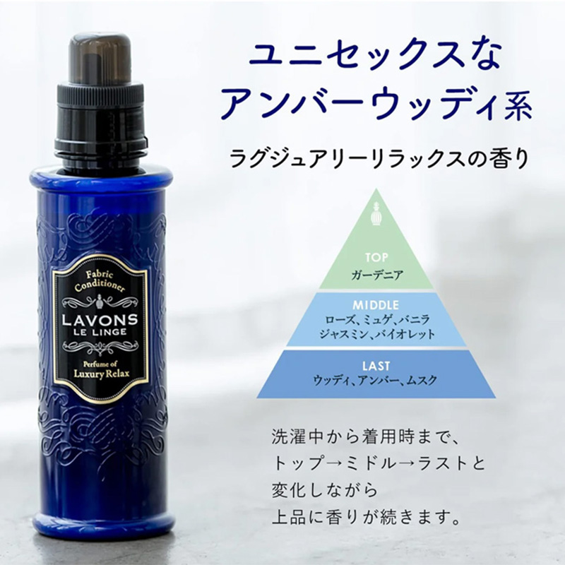ラボン柔軟剤 ラグジュアリーリラックス 詰替3倍 1440ml
