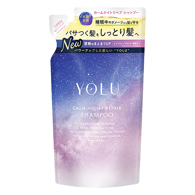 YOLU カームナイトリペア シャンプー詰替 370ml ネロリ＆ピオニーの香り
