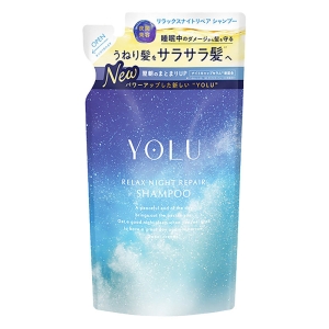 YOLU リラックスナイトリペア シャンプー 詰替 370ml ペアー＆ゼラニウムの香り