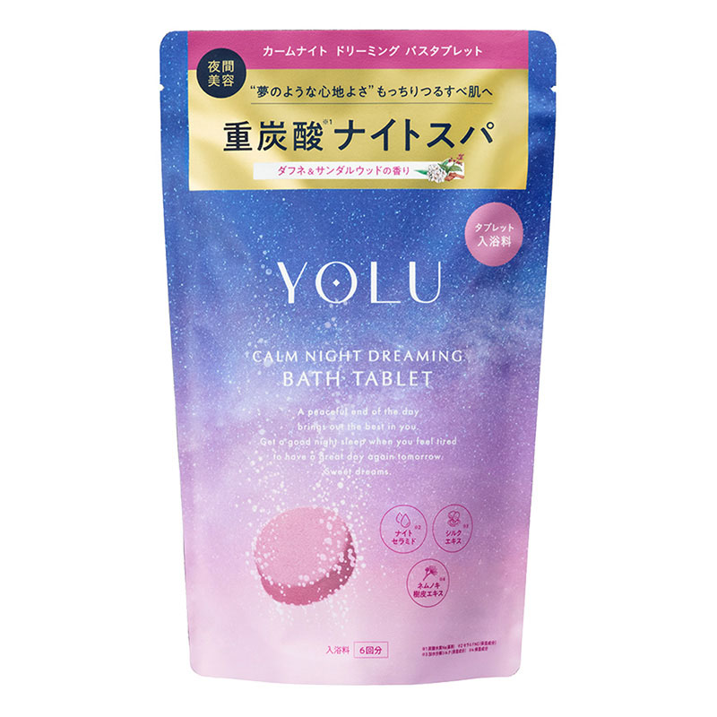 YOLU バスタブレット カームナイト 40g×6錠