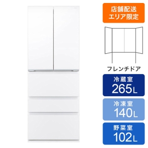 【お取り寄せ商品】507L 冷凍冷蔵庫 クリアホワイト AQR-TX51P