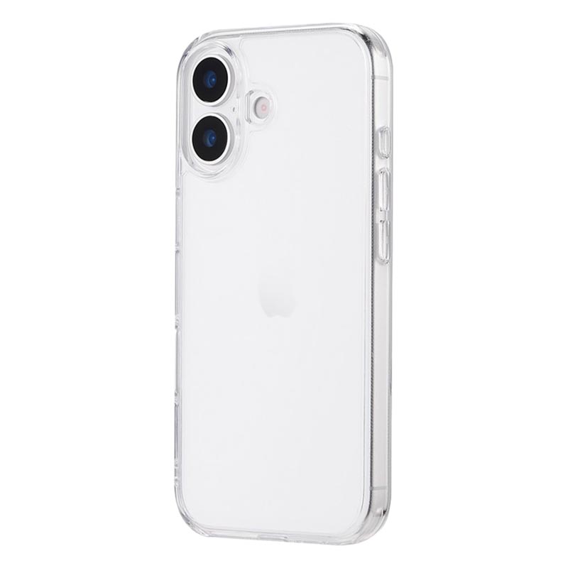 iPhone17 耐傷・耐衝撃ハイブリッドケース クリア LN-IM25CTHCL