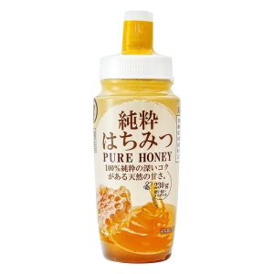 純粋はちみつPUREHONEY 230g