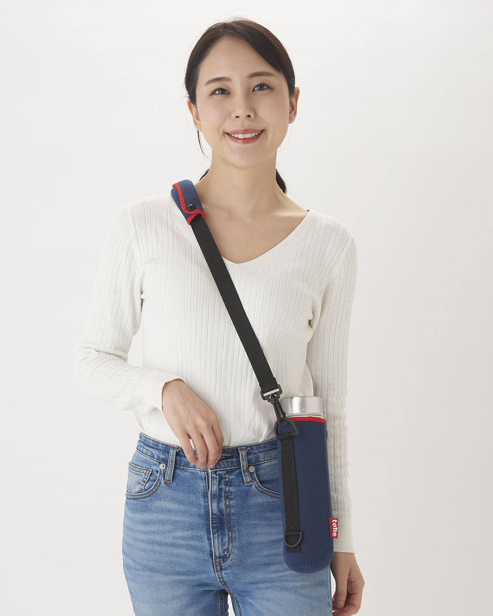 ボトルカバー ショルダー L ネイビー